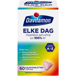 Davitamon Gratis Verzending: 4x  Elke Dag 60 kauwtabletten