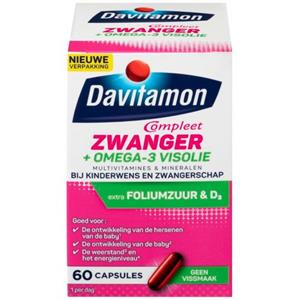 Davitamon Gratis Verzending: 4x  Compleet Mama Omega-3 Visolie 60 capsules