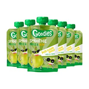 Goodies 6x  Knijpfruit Smoothie Appel&Peer 100 gr