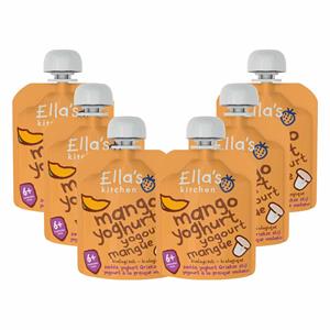 Ella's Kitchen 6x  Yoghurt Griekse Stijl 6+ m Mango 90 gr