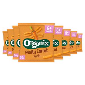 Organix 8x  Wortel Knabbels 6+m 20 gr