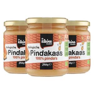 De Kleine Keuken 3x  Bio Pindakaas 6-8 mnd 250 gr