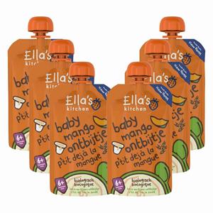 Ella's Kitchen 6x  Baby Ontbijtje 6+ m Mango 100 gr