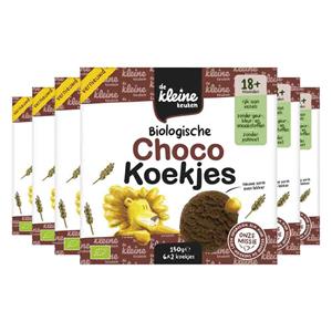 De Kleine Keuken 6x  Bio Chocokoekjes 150 gr