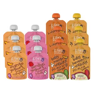 Ella's Kitchen 12 Stuks Ontbijtjes en Yoghurtjes Pakket