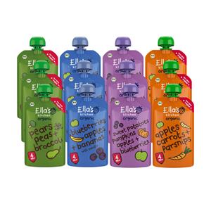 Ella's Kitchen 12 stuks Knijpzakjes Mix Pakket