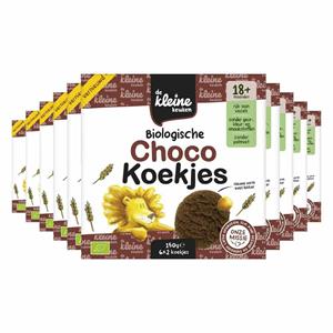 De Kleine Keuken 10x  Bio Chocokoekjes 150 gr