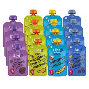 Ella's Kitchen 16 stuks Knijpzakjes Pakket