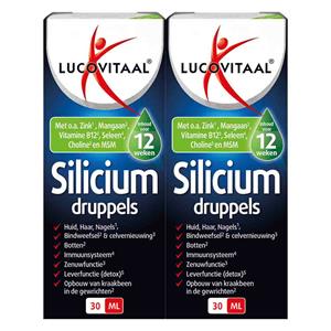 Lucovitaal Gratis Verzending: 2x  Silicium Druppels 30 ml