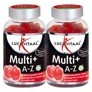 Lucovitaal Gratis Verzending: 2x  Vitamine Gummies Multi+ A tot Z 60 Gummies