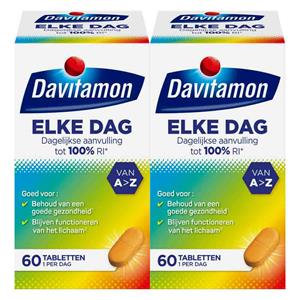 Davitamon Gratis Verzending: 2x  Elke Dag 60 tabletten