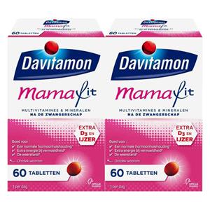Davitamon Gratis Verzending: 2x  Compleet Mama Fit 60 tabletten