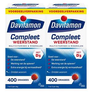 Davitamon Gratis Verzending: 2x  Compleet Weerstand 400 stuks
