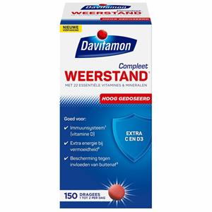 Davitamon Gratis Verzending: 4x  Compleet Weerstand Hoog Gedoseerd 150 stuks