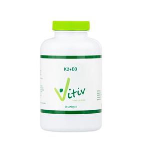 Vitiv Vitamine k2 (mk7) + d3 60 Capsules