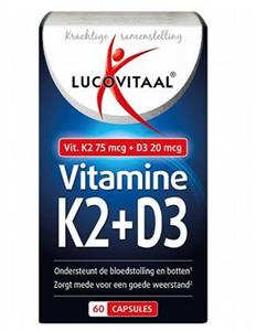 Lucovitaal Vitamine K2 + D3 60ca