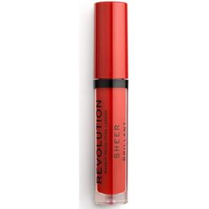 Makeup Revolution Lipgloss  Transparante Glanzende Lipgloss - 134 Ruby