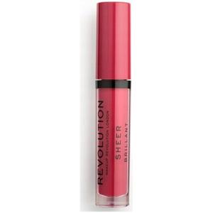 Makeup Revolution Lipgloss  Transparante Glanzende Lipgloss - 141 Rouge