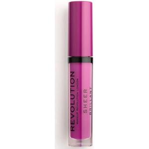 Makeup Revolution Lipgloss  Transparante Glanzende Lipgloss - 145 Vixen