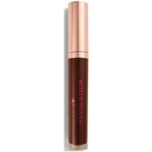 Makeup Revolution Lipgloss  Gloss I Heart Chocolate - Mocha