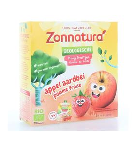 Zonnatura Knijpfruit appel/aardbei bio