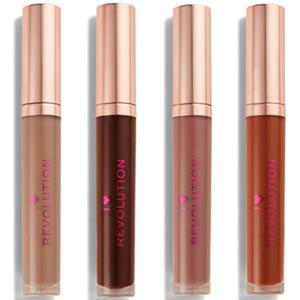 Makeup Revolution Lipgloss  Set van 4 I Heart Chocolate Lipgloss - Honingraat / Mok
