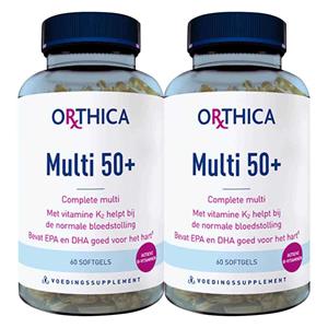 Orthica Gratis Verzending: 2x  Multi 50+ 60 softgels