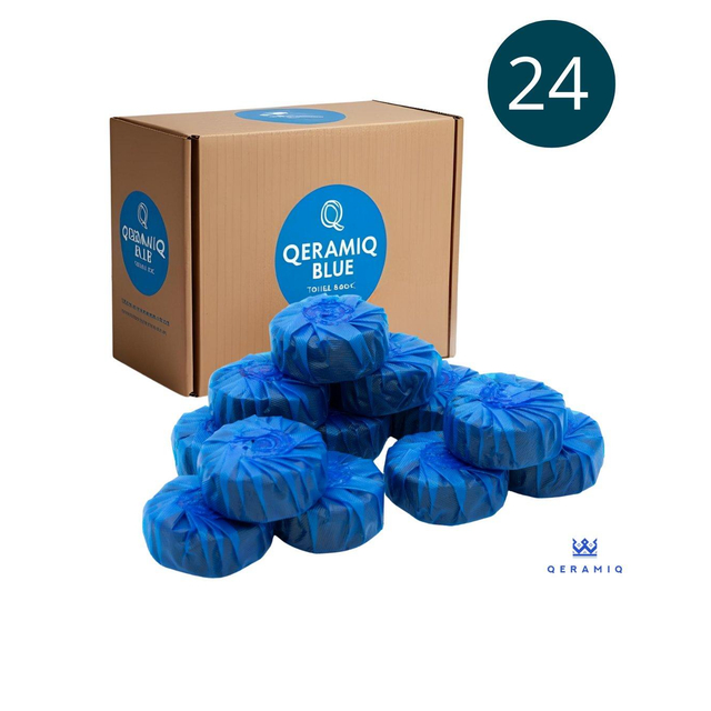 QeramiQ Blue Fresh Blocks - toiletblokjes - doos - 24 stuks SW1211203/SW1211203