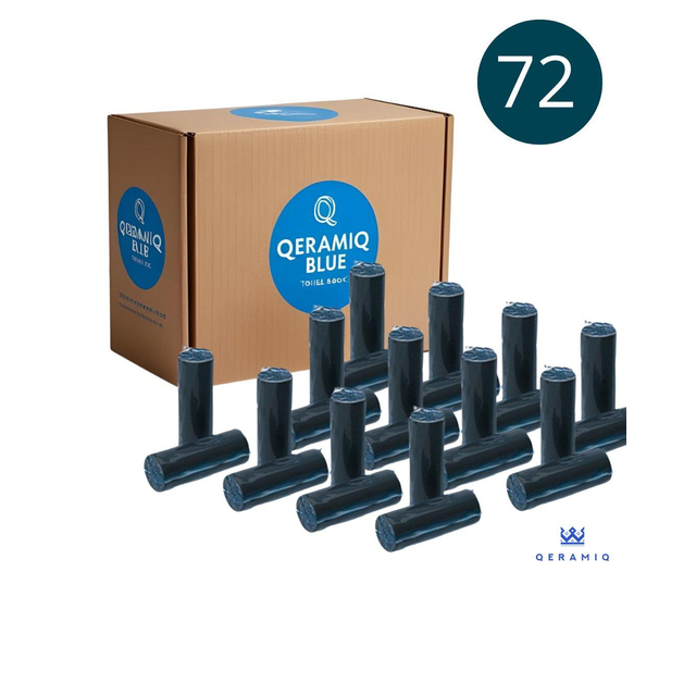 QeramiQ Blue Fresh Sticks - toiletsticks - doos - 72 stuks - blauw SW1211202/SW1211202/SW1211202