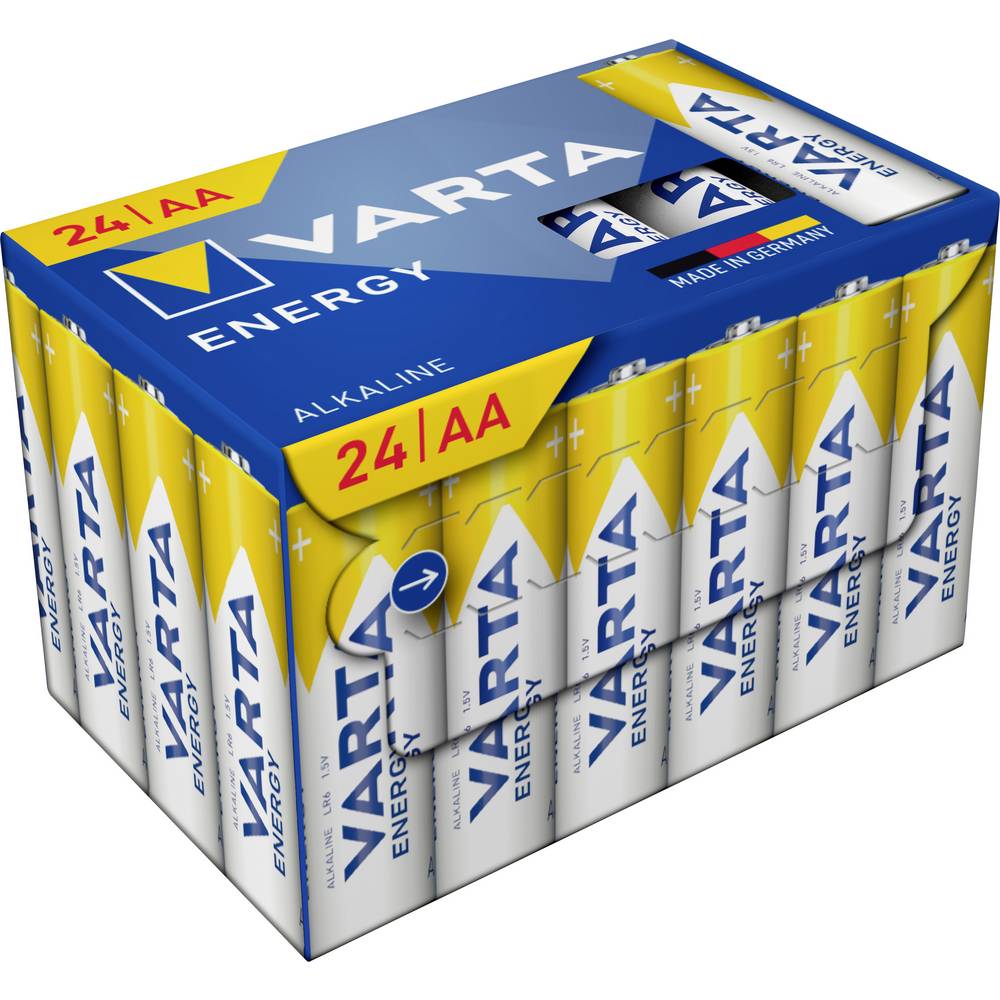 Varta Energy AA Cube Pack24 AA batterij (penlite) 1.5 V 24 stuk(s)