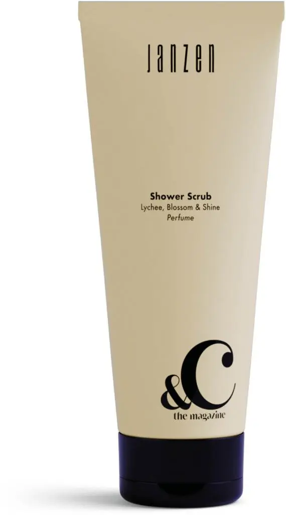 JANZEN x &C douchescrub lychee, blossom & shine 200 ml