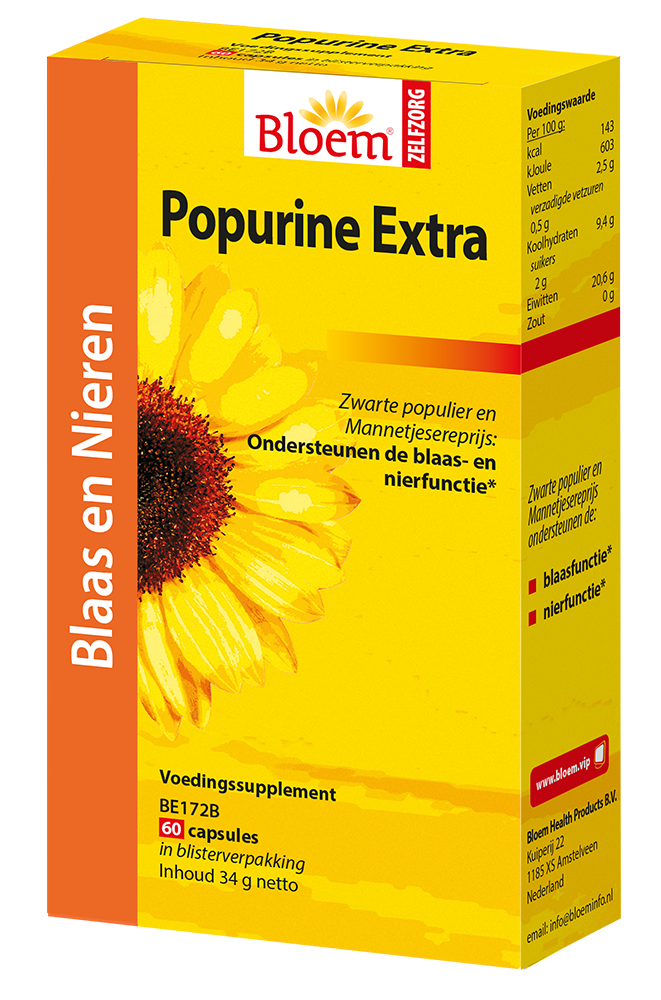 Bloem Popurine Extra Blaas & Nieren Capsules