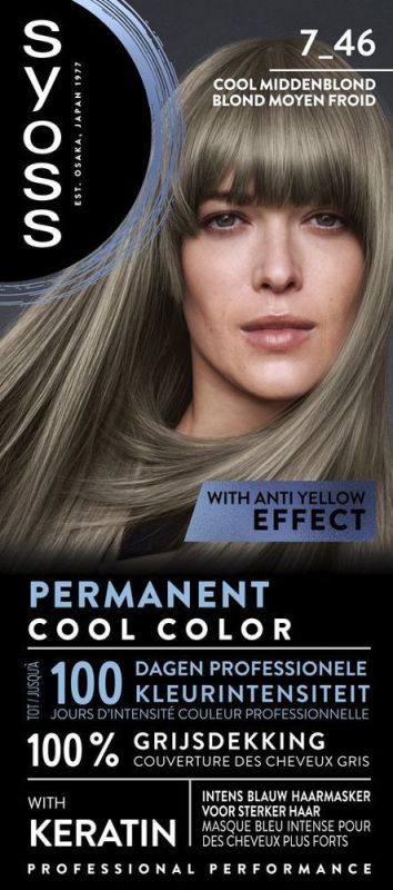Syoss 7-46 cool middenblond 1 Set