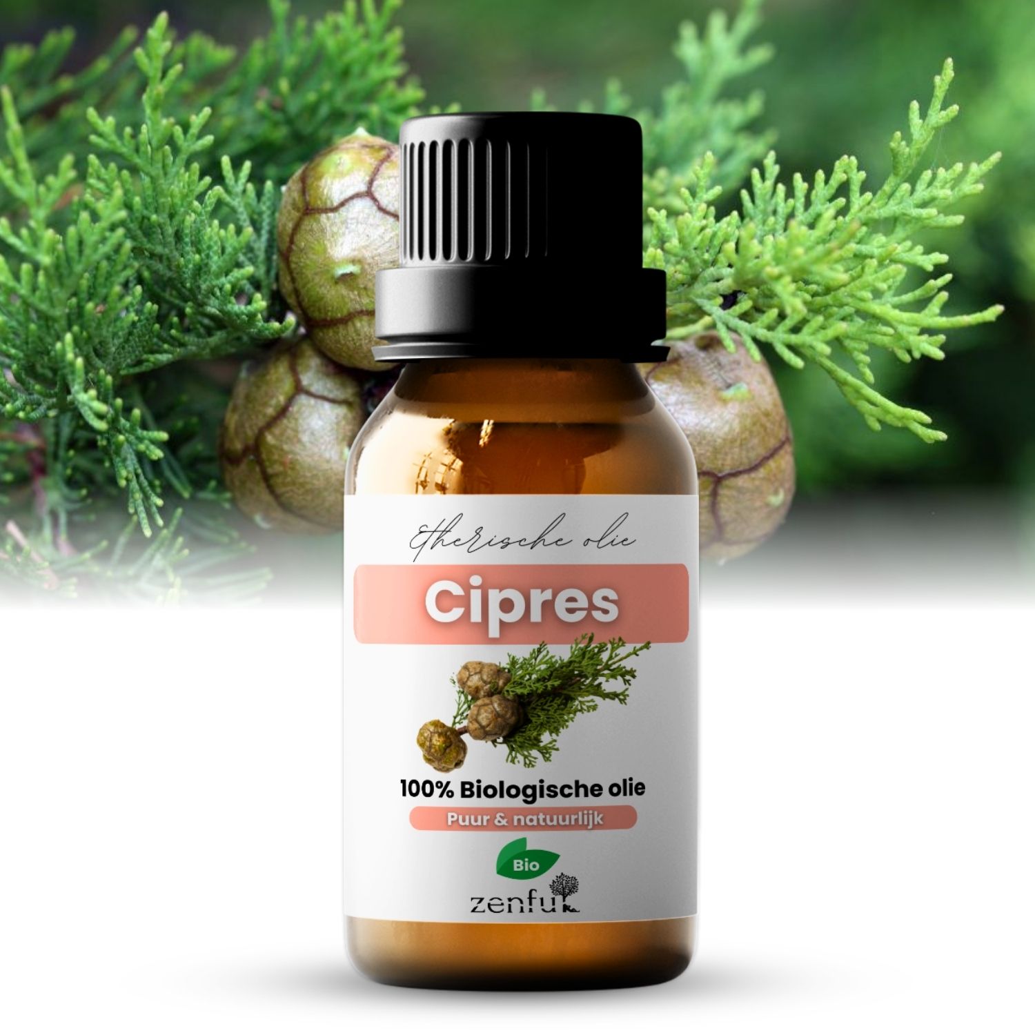 Zenful Cipres olie biologisch 5 ml