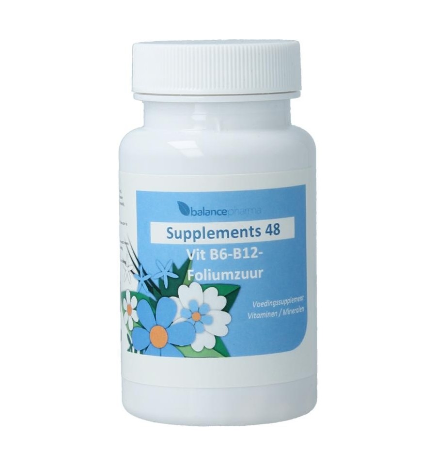 Supplements Vitamine B6-B12-foliumzuur