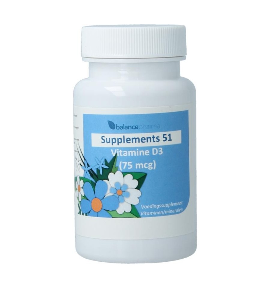 Supplements Vitamine D3 75mcg
