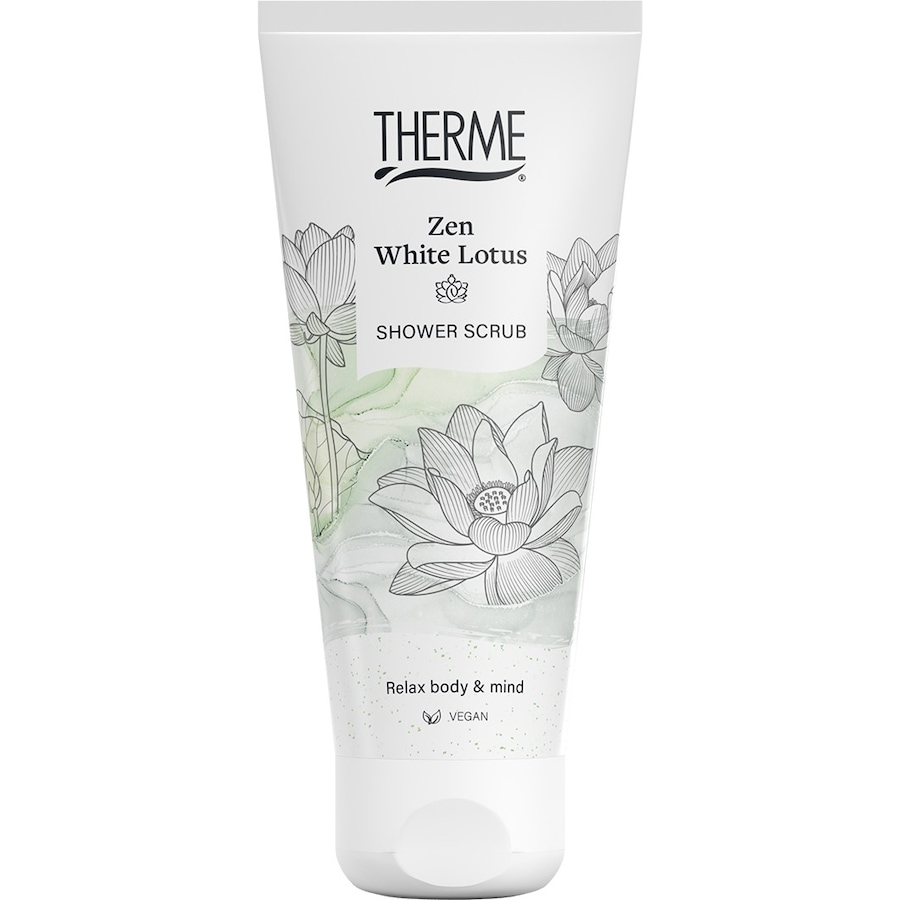 THERME Zen White Lotus Shower Scrub