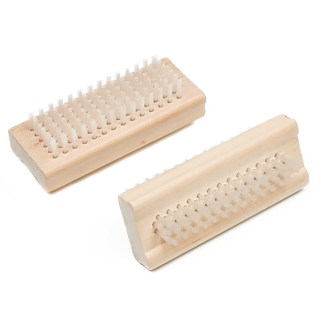 Benson Care Nagelborstel set - 2-delig - hout - naturel - nagel verzorging -