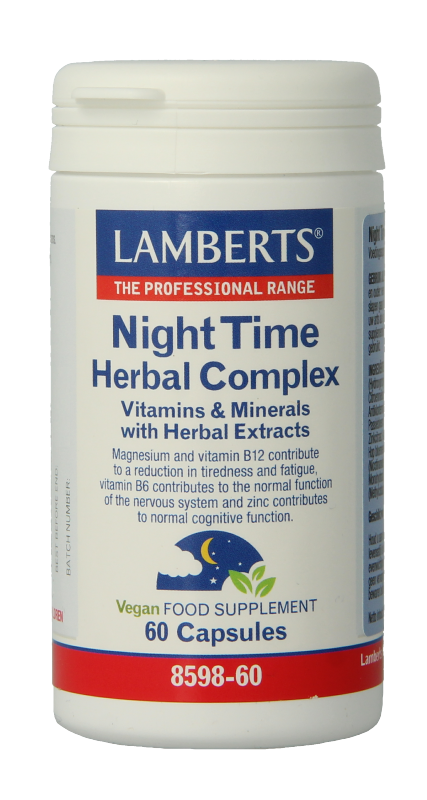Lamberts Night Time Kruiden Complex Capsules
