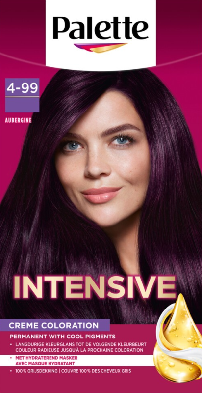 Poly Palette Intensive creme permanente haarkleuring 4-99 aubergine 1 Stuk