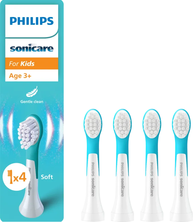 Philips Sonicare For Kids 3+ HX6034/90 (4 stuks)