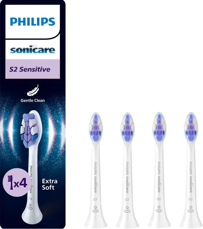 Philips Sonicare Sensitive HX6054/87 Wit (4 stuks)