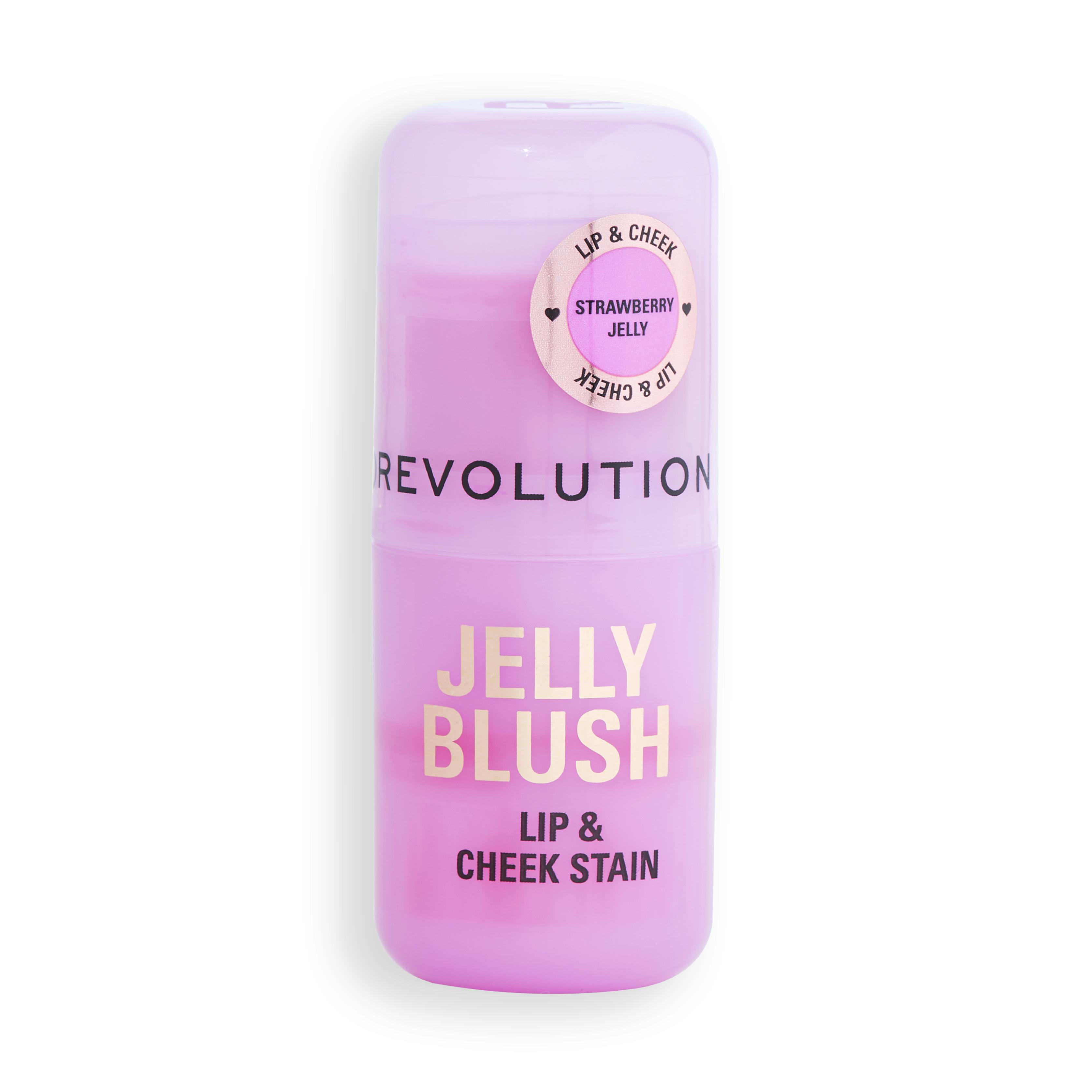 Revolution Jelly Blush Tint Sticks Strawberry Pink 5.5 g
