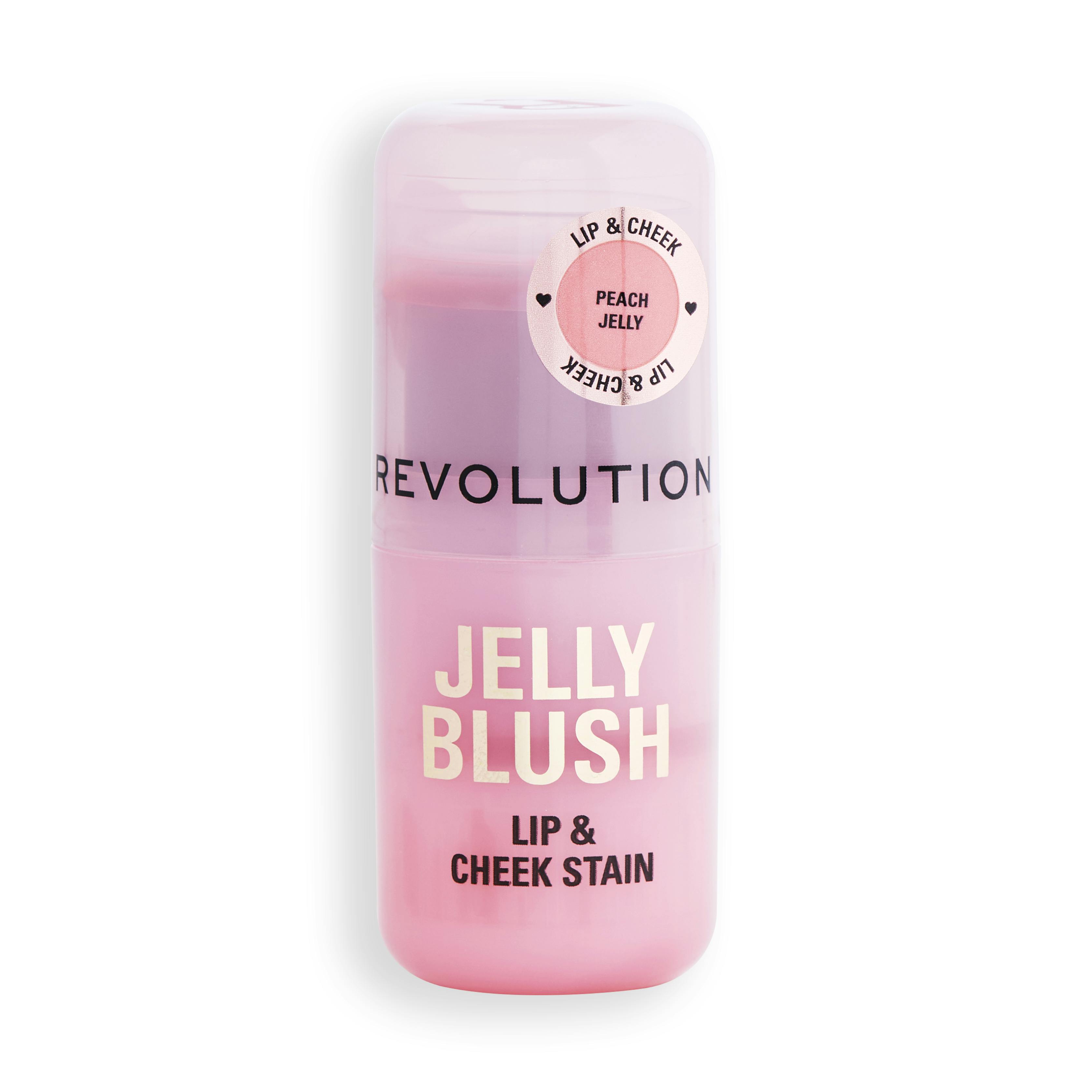 Revolution Jelly Blush Tint Sticks Peach Orange 5.5 g