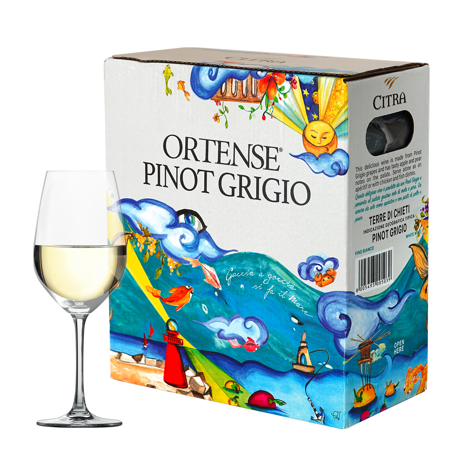 Wijnbeurs Ortense Pinot Grigio BIB 2,25L