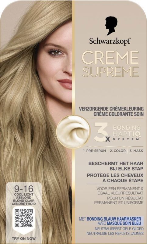 Schwarzkopf Crème supreme 9-16 licht blond 1st