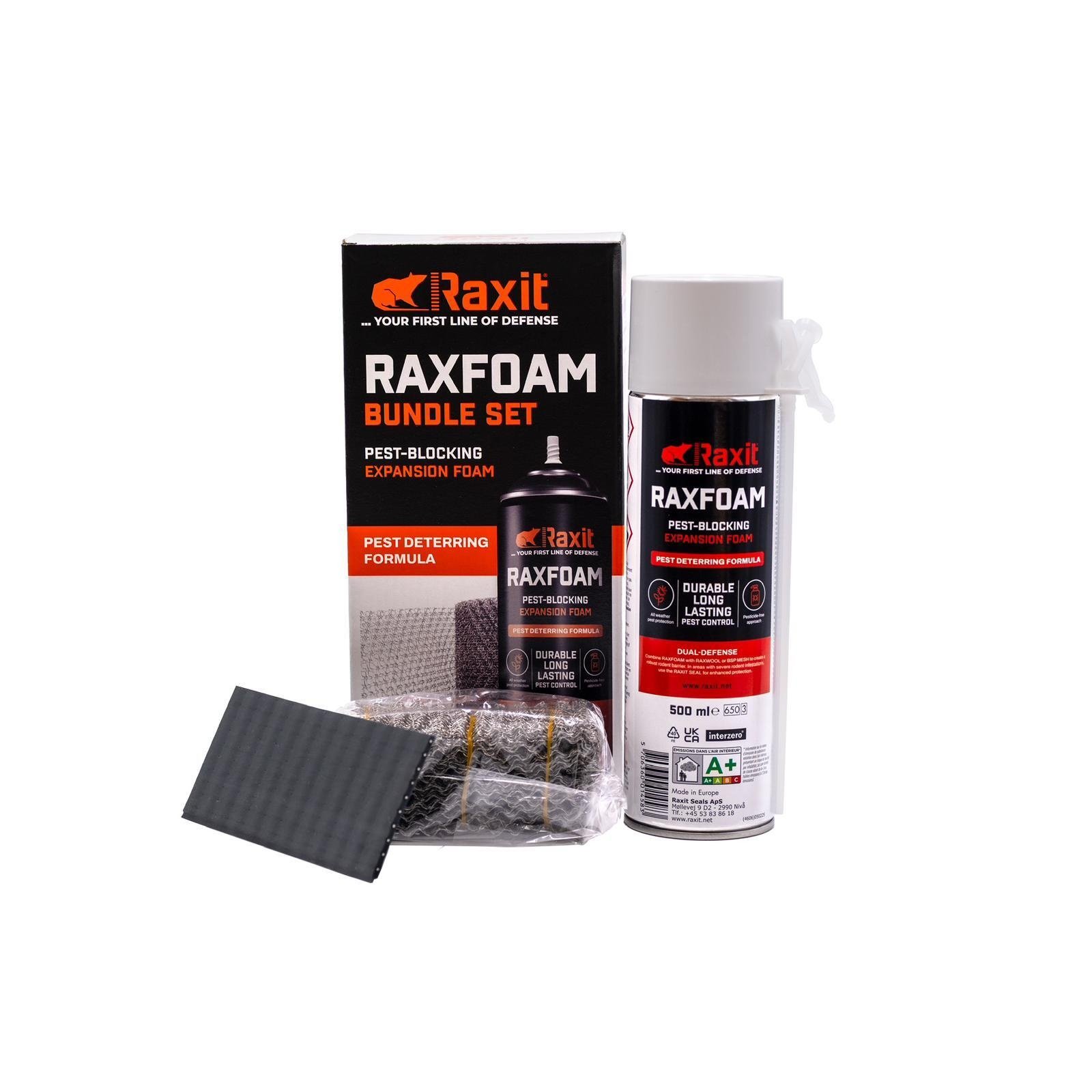 Raxstop RaxFoam Bundle Set | Purschuim tegen ratten en muizen 500ML Ongedierteschuim