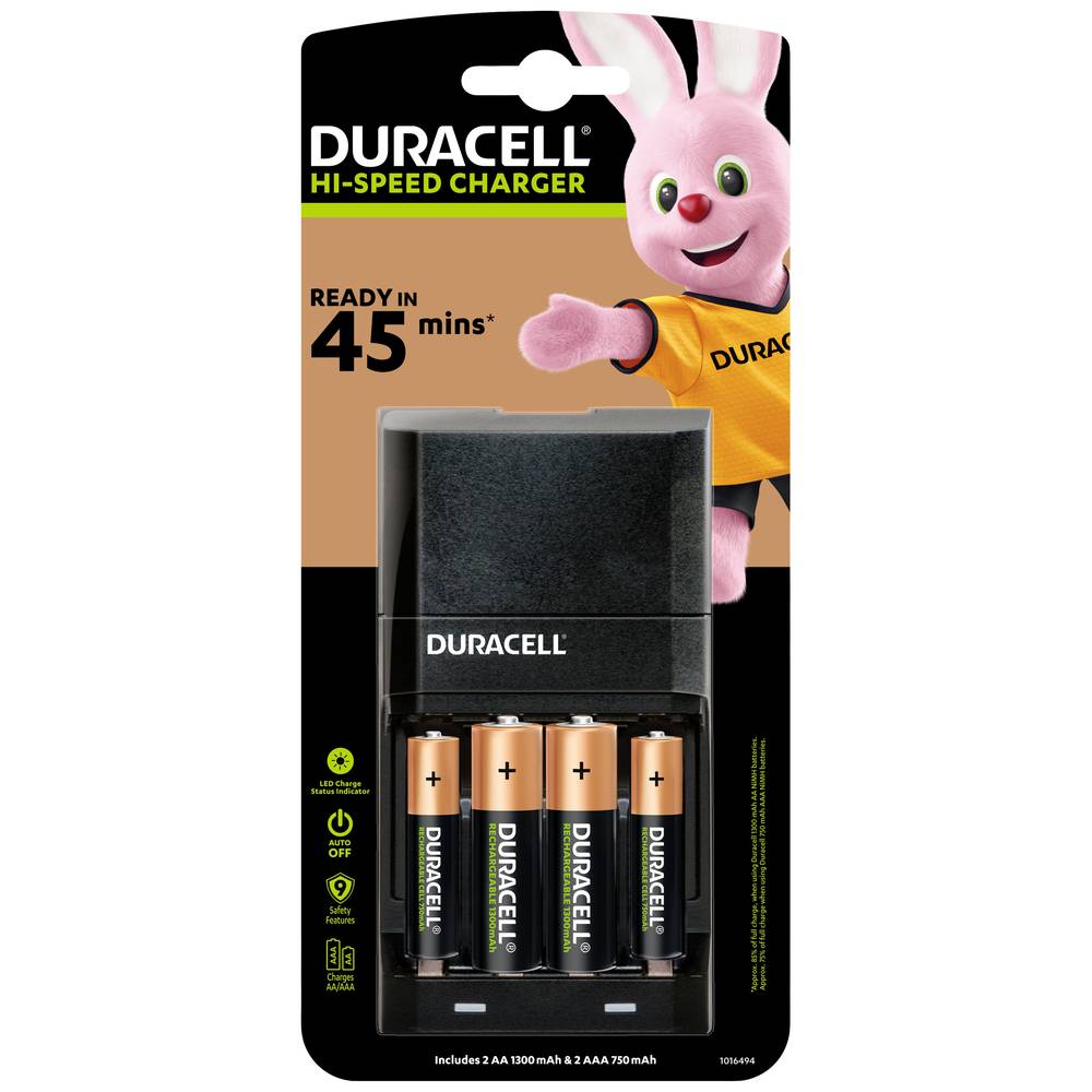 Duracell Advanced Charger CEF27 Batterijlader NiMH AAA (potlood), AA (penlite)