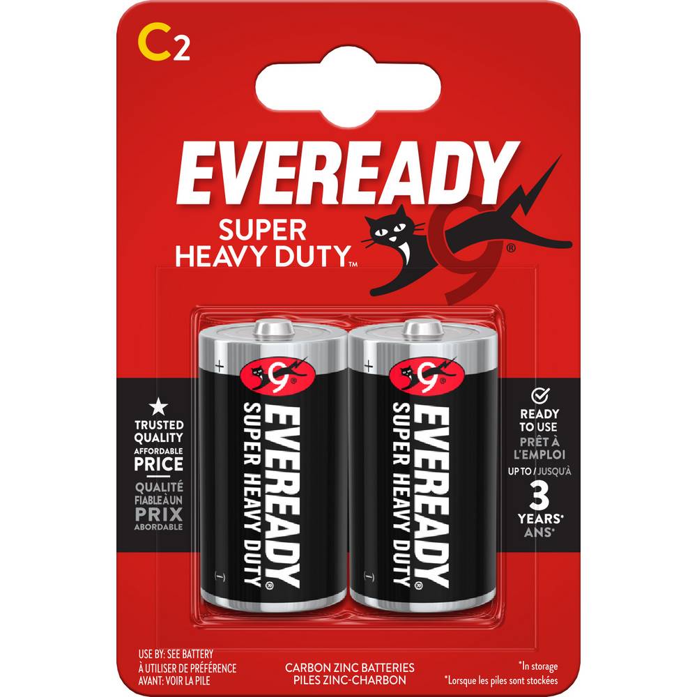Eveready SHD C batterij (baby) Zink-kool 1.5 V 2 stuk(s)