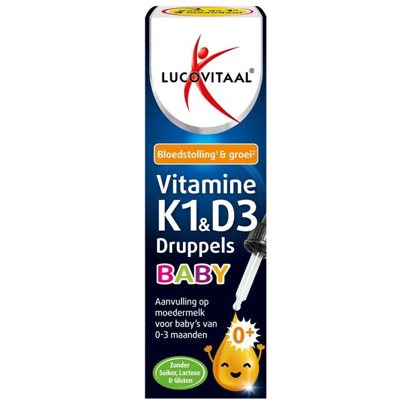 Lucovitaal K1 & d3 vitamine druppels baby 14,5 ML